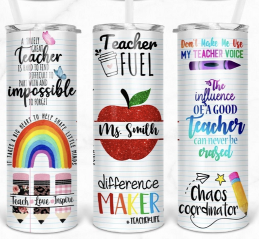 20oz sublimated tumbler